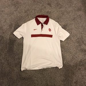 OU Nike dri fit polo